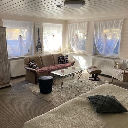Grosse Helle Wohnung Am Wald In Bad Saarow Nahe Gruenheide Und Berlin Souterrain מראה חיצוני תמונה